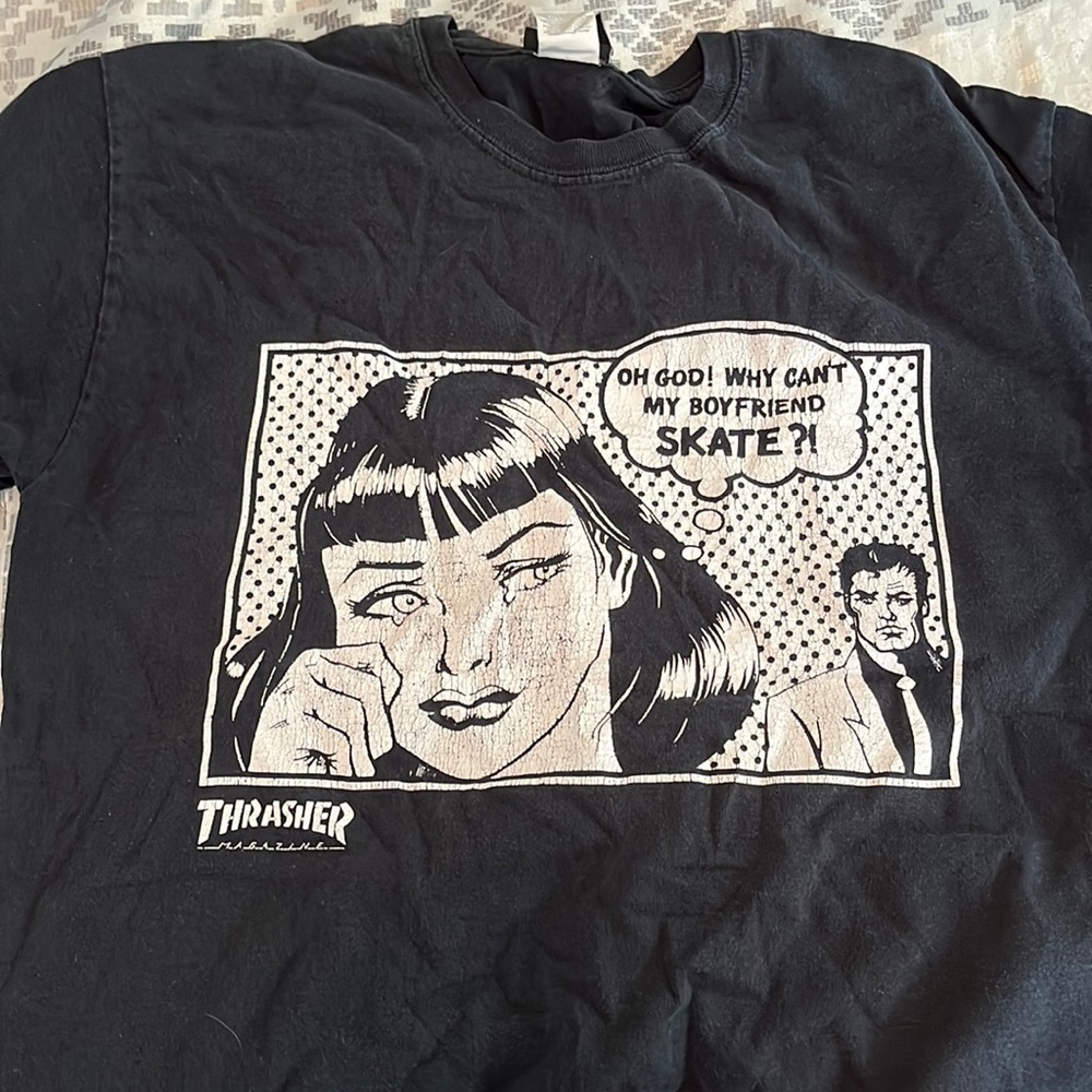 Thrasher “Oh God Why Can’t My Boyfriend Skate” graphic tee